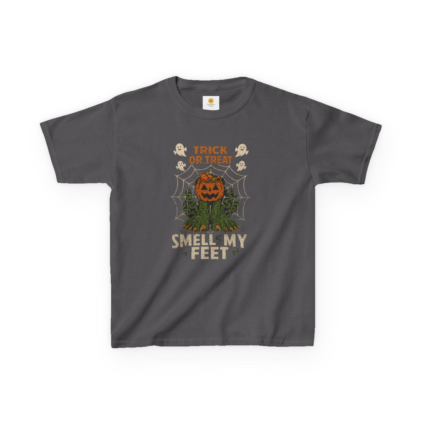 Halloween Kids Tee - Trick or Treat Smells My Feet, Funny Halloween Shirt, Kids Costume Tee, Halloween Party Shirt, Pumpkin Tee