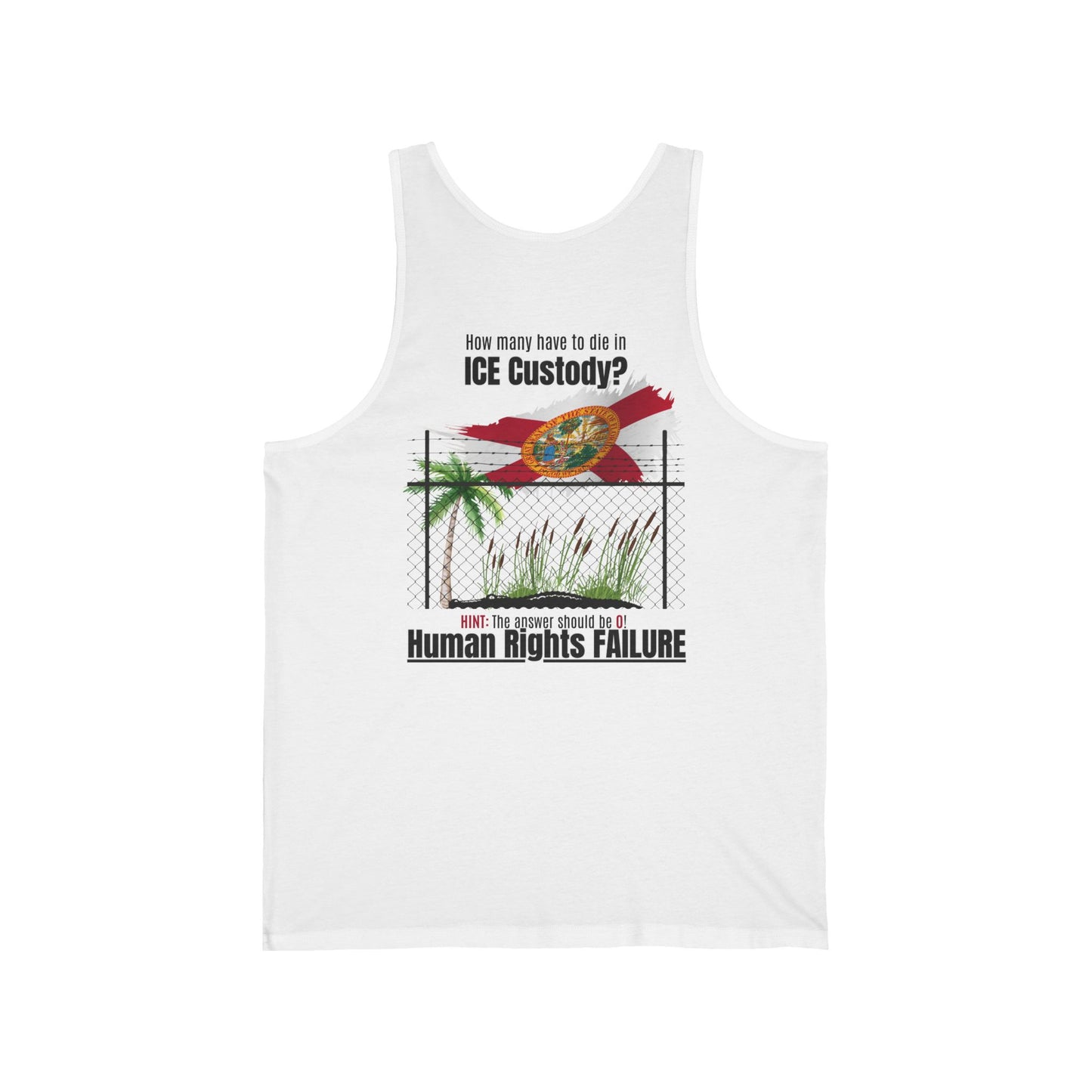 Human Rights Unisex Jersey Tank - Human Rights Awareness Apparel | Social Justice Tank Top, Protest Wear, Activism Clothing