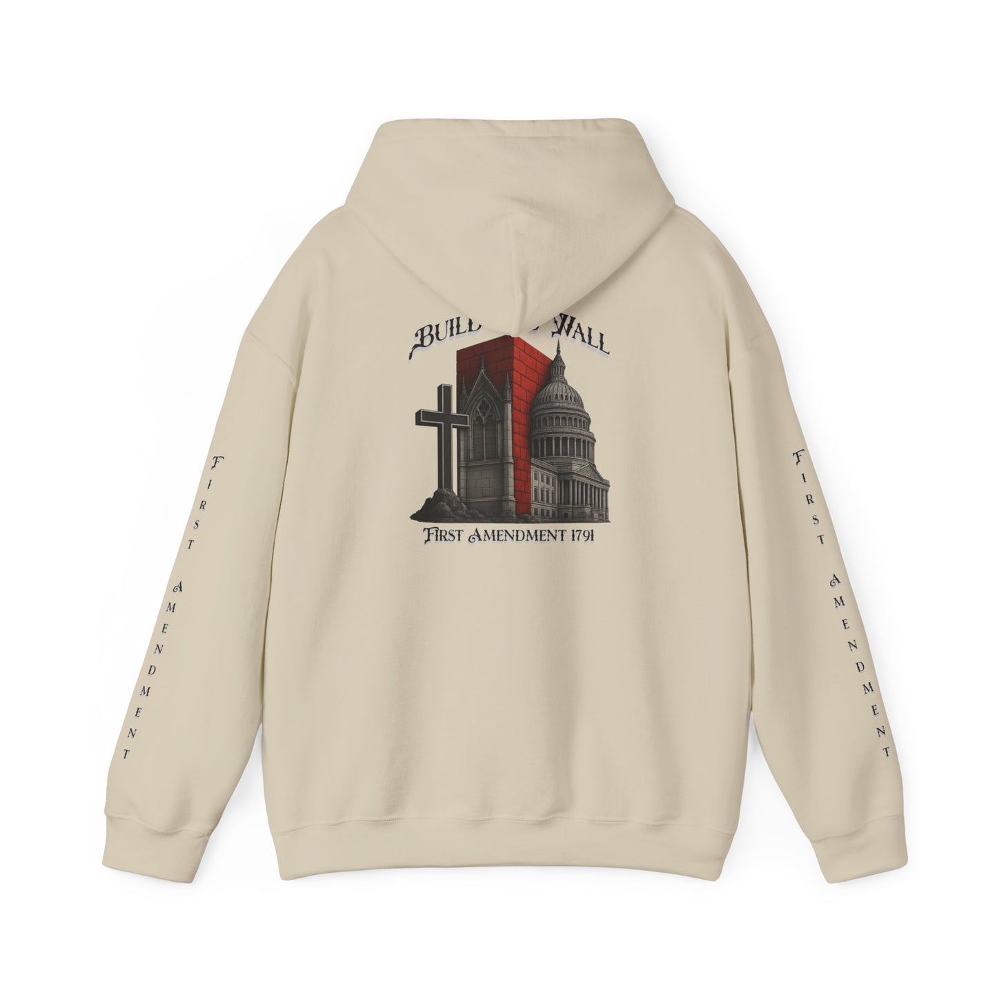Sep Church & State -Inspired Unisex Hooded Sweatshirt, Comfortable Casual Wear, Spiritual Fashion, Events, Privacy and Rights, Music Festival