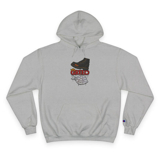 GREED Streetwear Champion Hoodie - Urban Casualwear, Trendy Outfit, Ideal Gift for Fashion Lovers