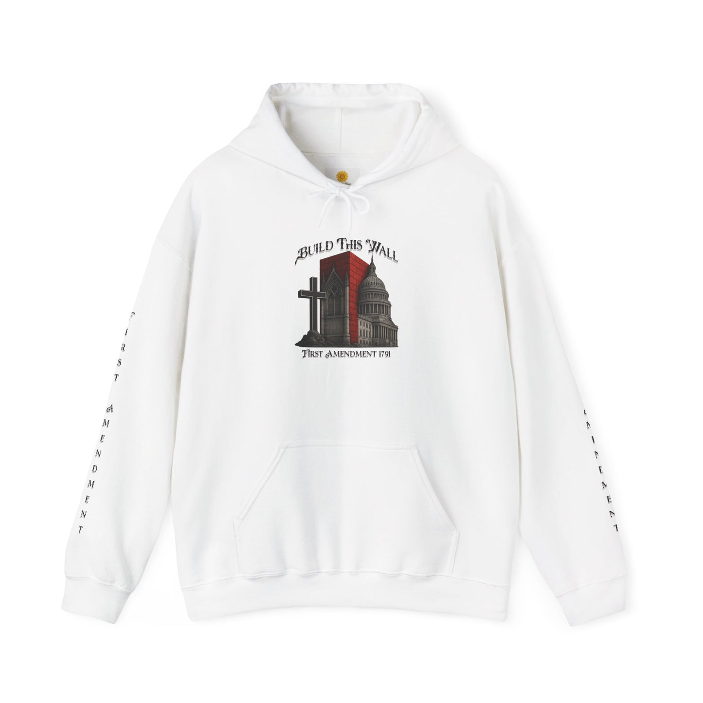 Sep Church & State -Inspired Unisex Hooded Sweatshirt, Comfortable Casual Wear, Spiritual Fashion, Events, Privacy and Rights, Music Festival