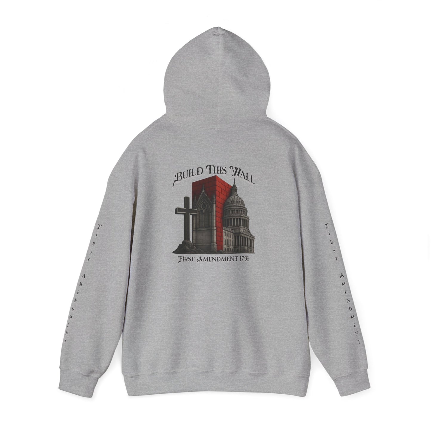 Sep Church & State -Inspired Unisex Hooded Sweatshirt, Comfortable Casual Wear, Spiritual Fashion, Events, Privacy and Rights, Music Festival