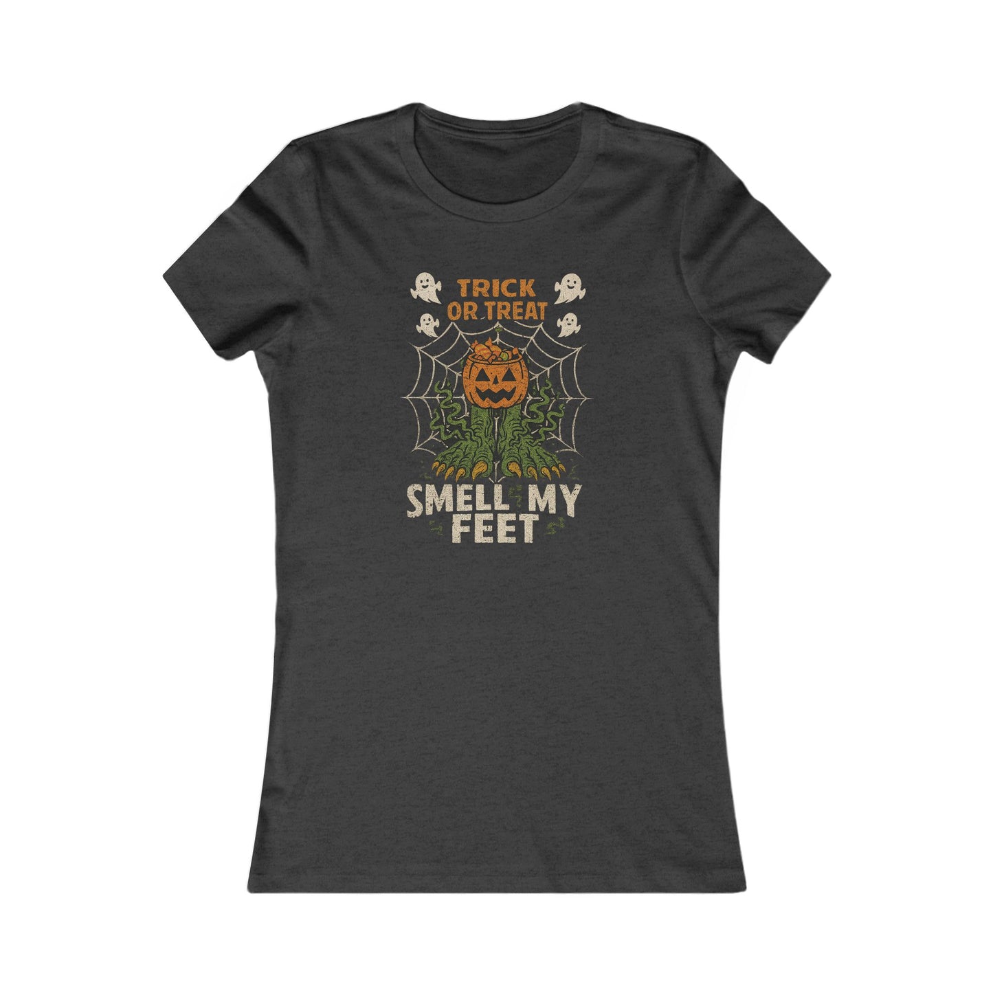 Halloween Women's Tee - Spooky Trick or Treat Shirt, Fall Fashion, Costume Party, Graphic Tee, Halloween Gift