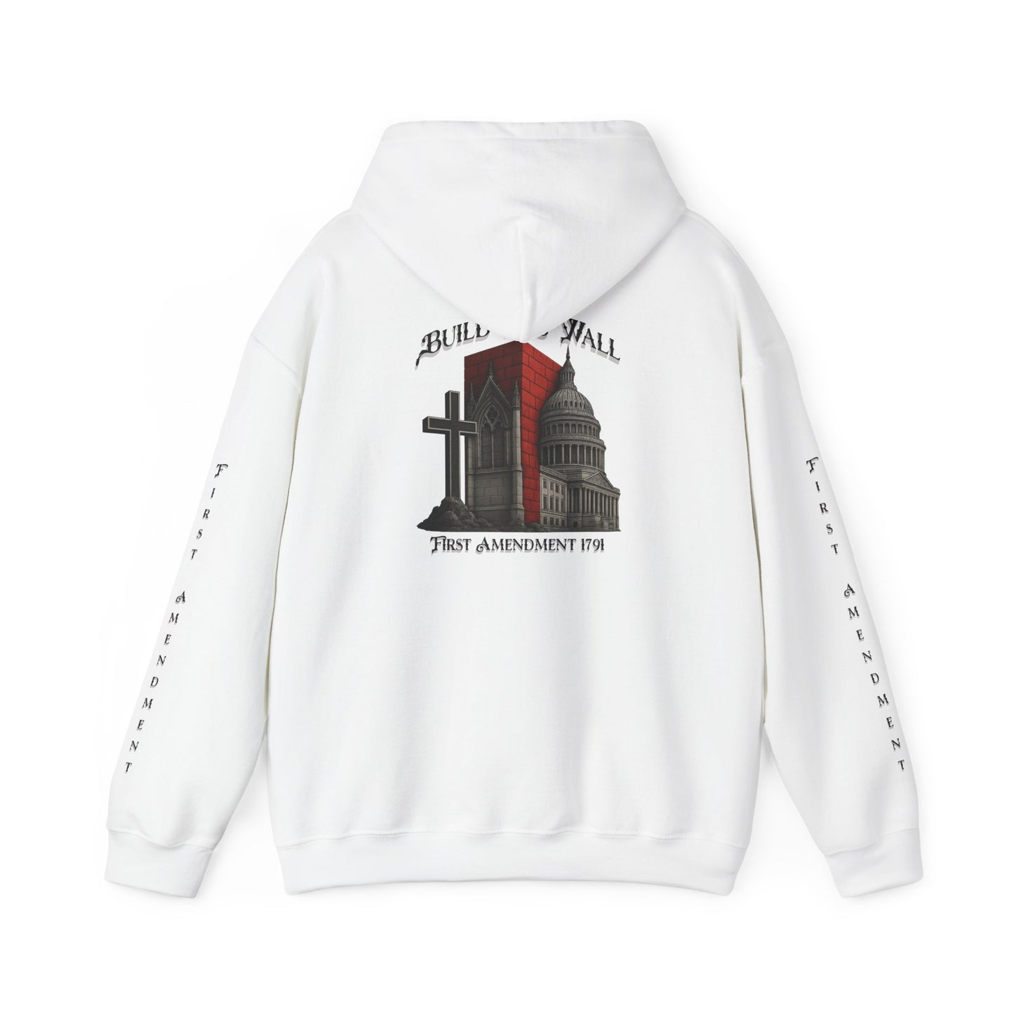 Sep Church & State -Inspired Unisex Hooded Sweatshirt, Comfortable Casual Wear, Spiritual Fashion, Events, Privacy and Rights, Music Festival