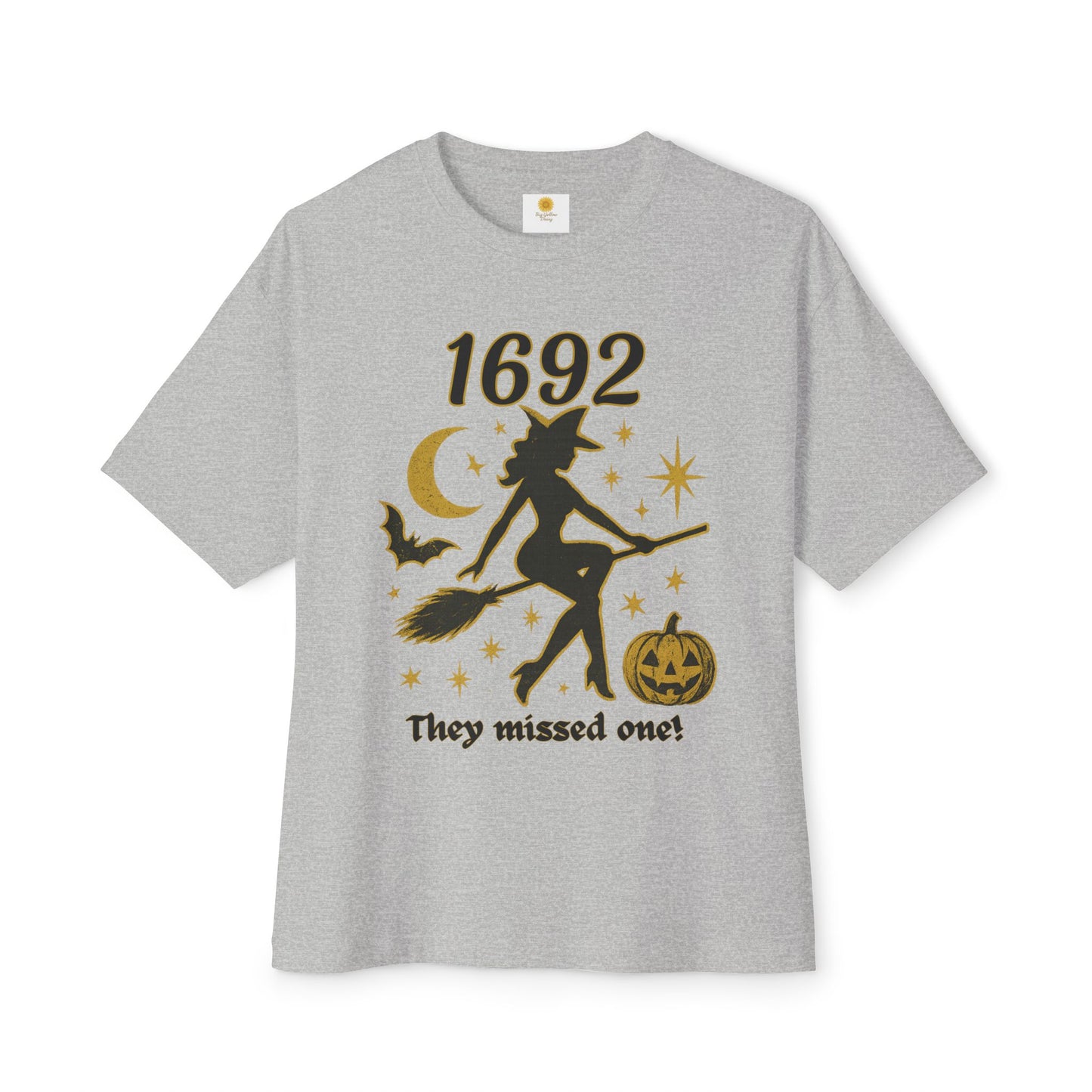 Spooky Witchy Oversized Tee - Halloween T-Shirt, Cozy Graphic Tee, Unisex Halloween Apparel, Ghostly Celebration Wear, Fun Witch Shirt