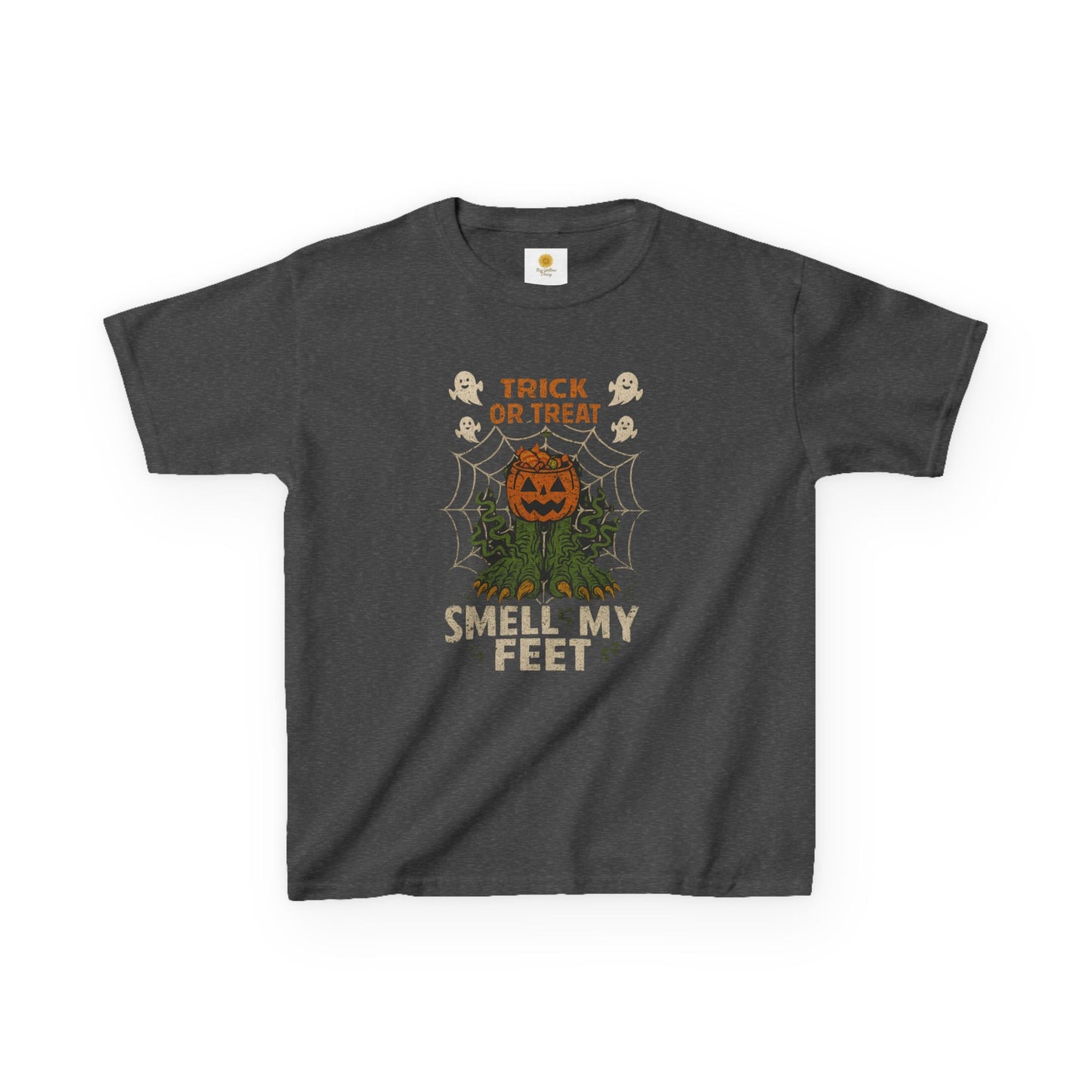 Halloween Kids Tee - Trick or Treat Smells My Feet, Funny Halloween Shirt, Kids Costume Tee, Halloween Party Shirt, Pumpkin Tee