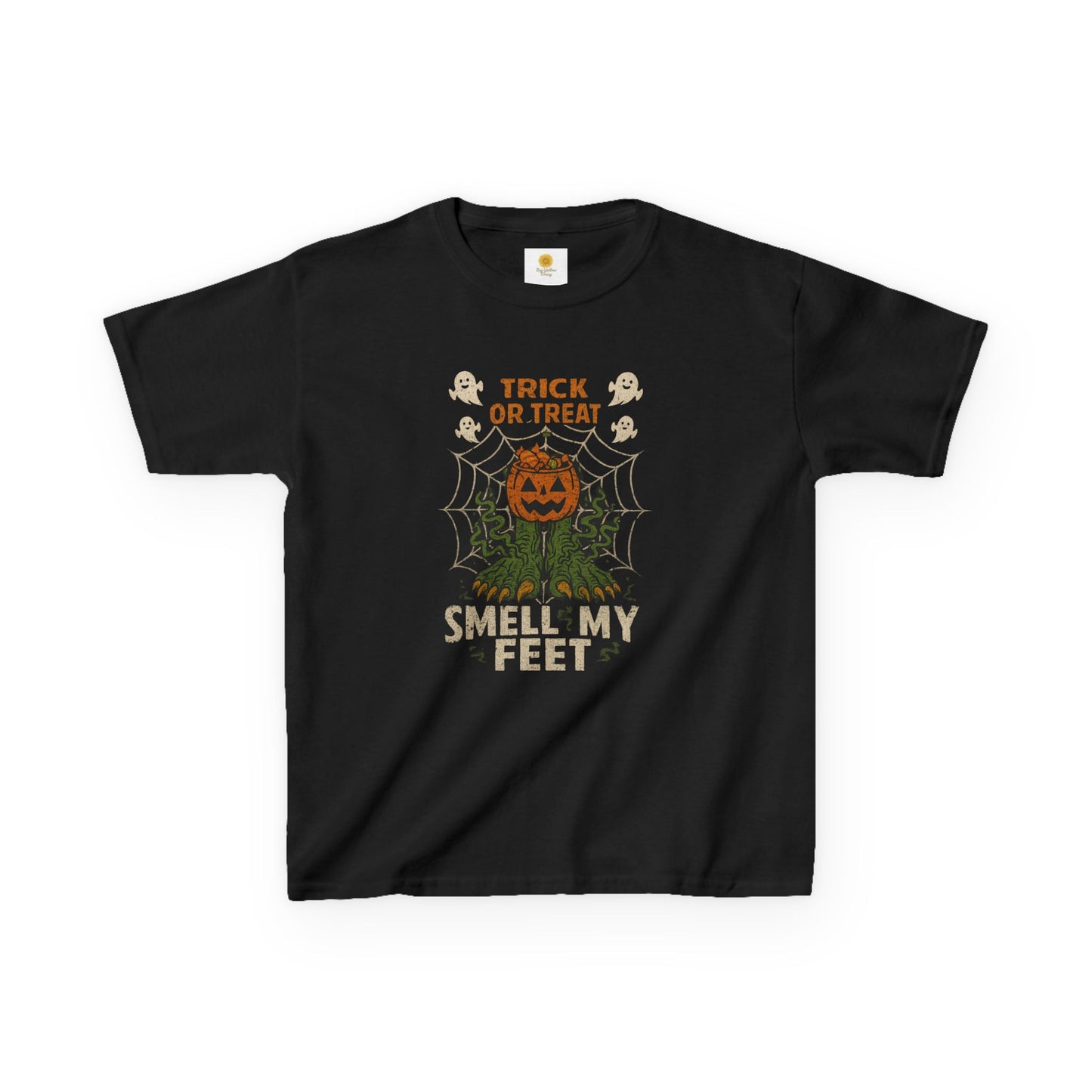Halloween Kids Tee - Trick or Treat Smells My Feet, Funny Halloween Shirt, Kids Costume Tee, Halloween Party Shirt, Pumpkin Tee