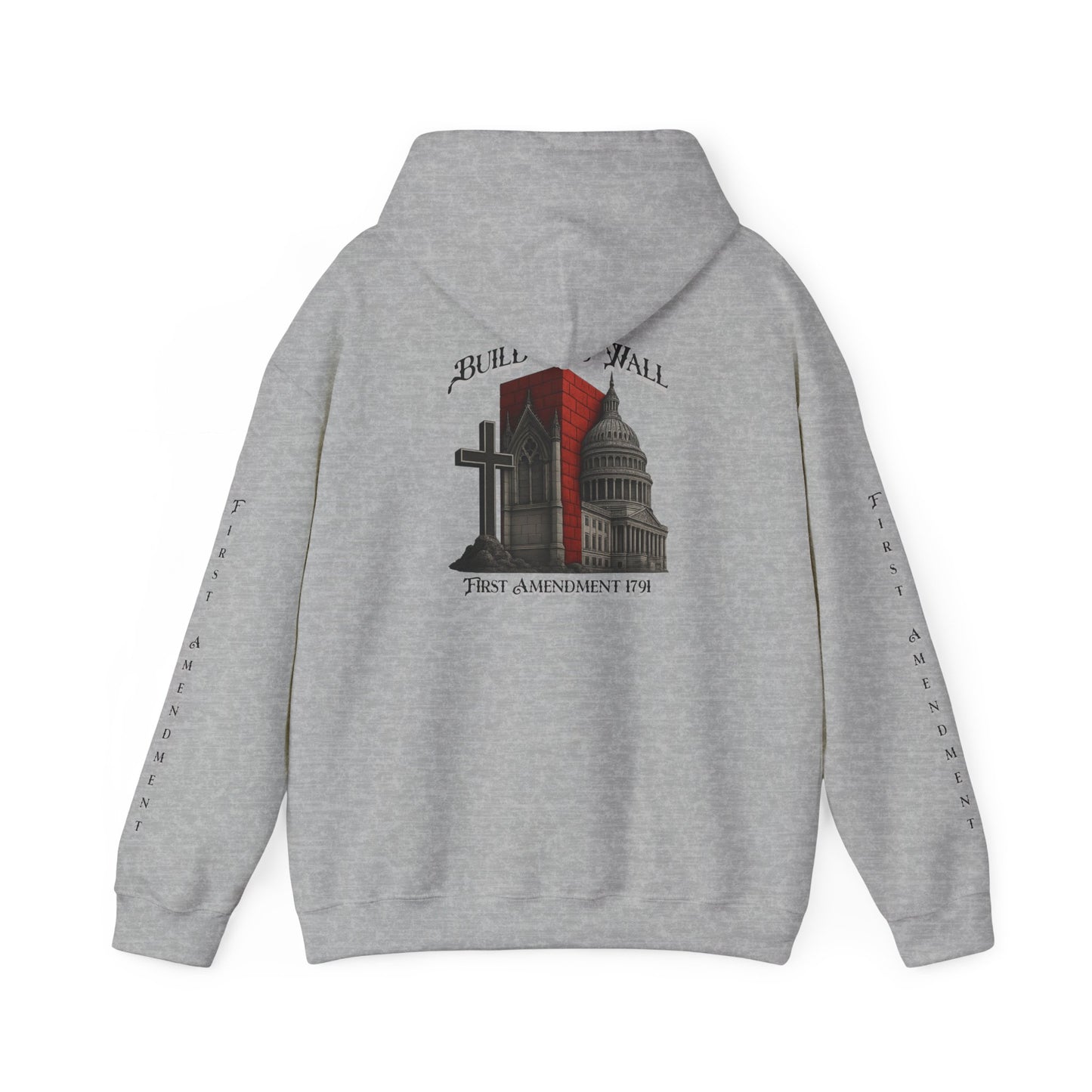 Sep Church & State -Inspired Unisex Hooded Sweatshirt, Comfortable Casual Wear, Spiritual Fashion, Events, Privacy and Rights, Music Festival