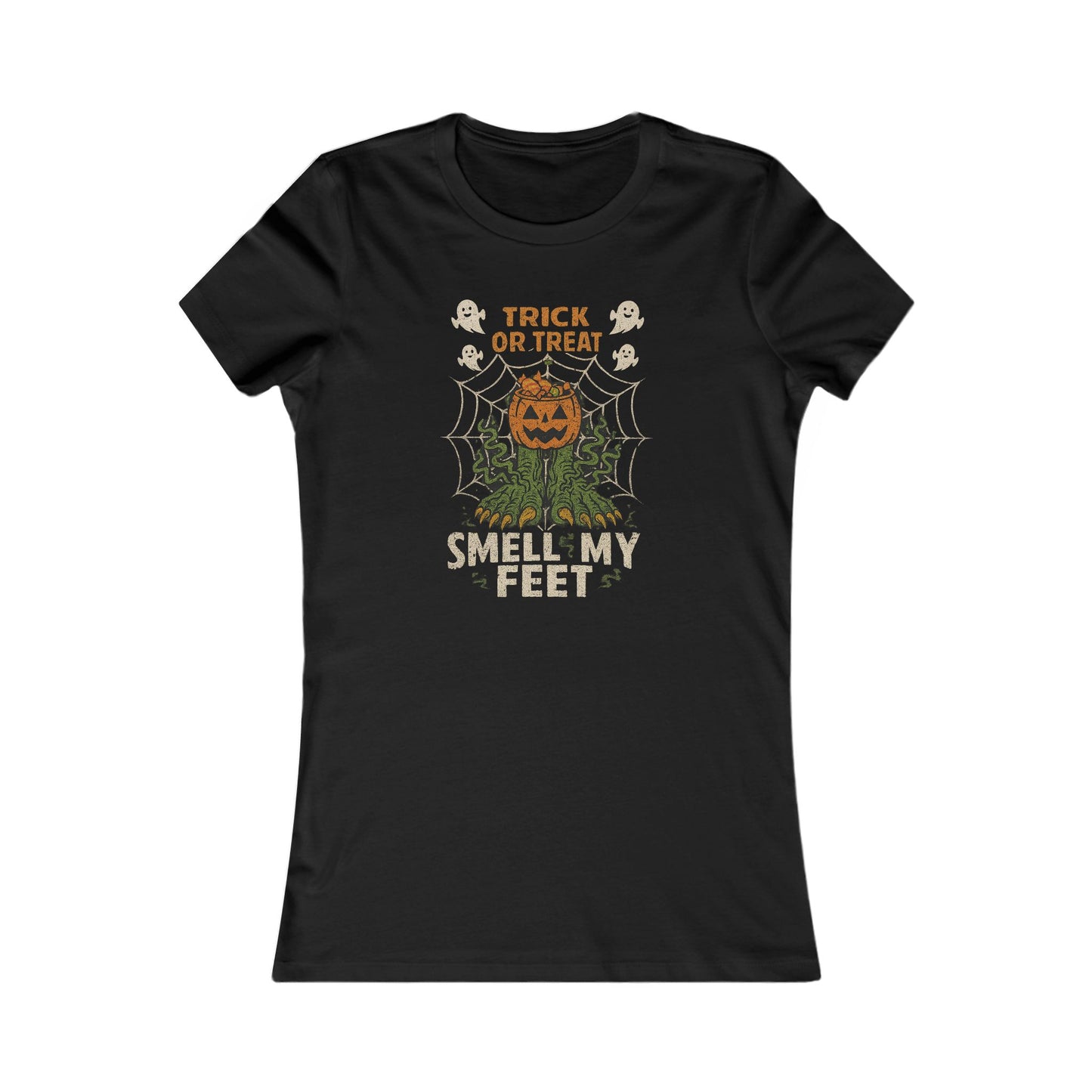 Halloween Women's Tee - Spooky Trick or Treat Shirt, Fall Fashion, Costume Party, Graphic Tee, Halloween Gift