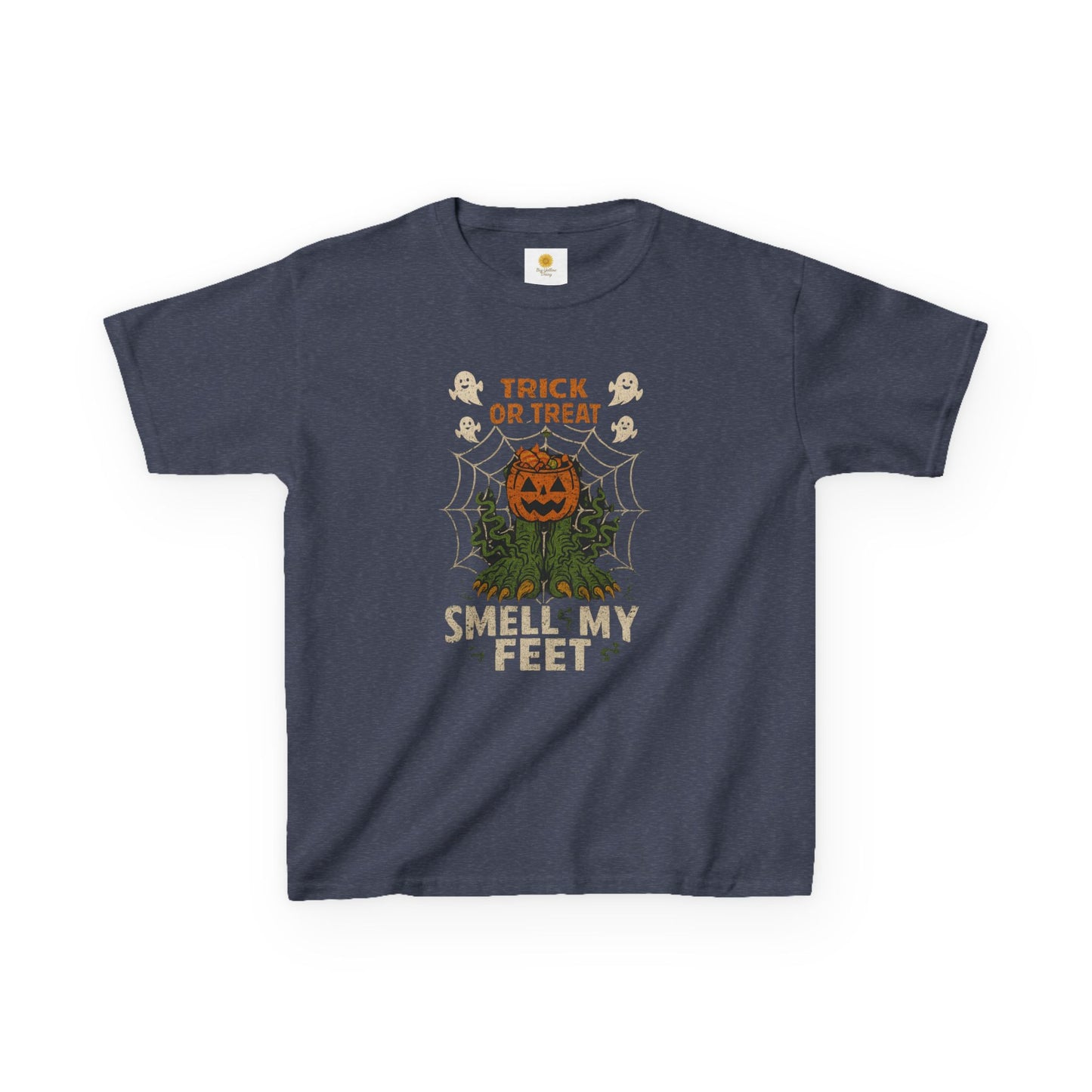 Halloween Kids Tee - Trick or Treat Smells My Feet, Funny Halloween Shirt, Kids Costume Tee, Halloween Party Shirt, Pumpkin Tee