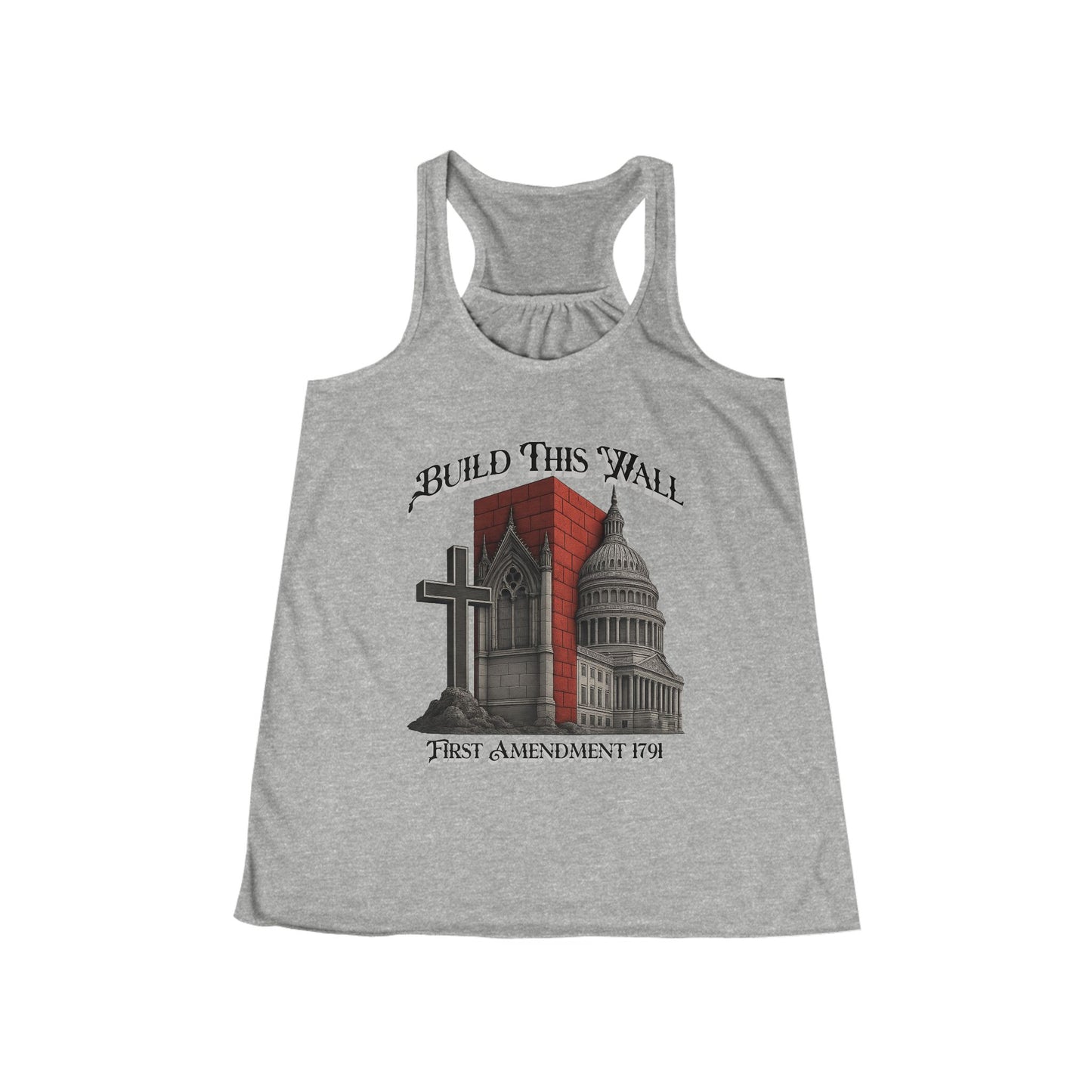 Build This Wall- Women’s Flowy Racerback Tank Top - Bold Statement Tee, Music Festival, Gift for Political Advocates, Protest Attire, First [...]