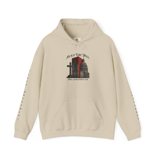Sep Church & State -Inspired Unisex Hooded Sweatshirt, Comfortable Casual Wear, Spiritual Fashion, Events, Privacy and Rights, Music Festival