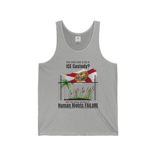 Human Rights Unisex Jersey Tank - Human Rights Awareness Apparel | Social Justice Tank Top, Protest Wear, Activism Clothing