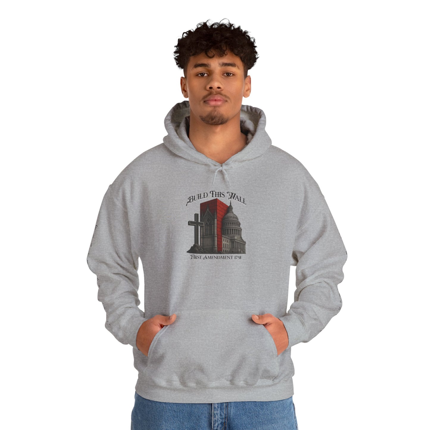 Sep Church & State -Inspired Unisex Hooded Sweatshirt, Comfortable Casual Wear, Spiritual Fashion, Events, Privacy and Rights, Music Festival