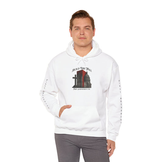 Sep Church & State -Inspired Unisex Hooded Sweatshirt, Comfortable Casual Wear, Spiritual Fashion, Events, Privacy and Rights, Music Festival