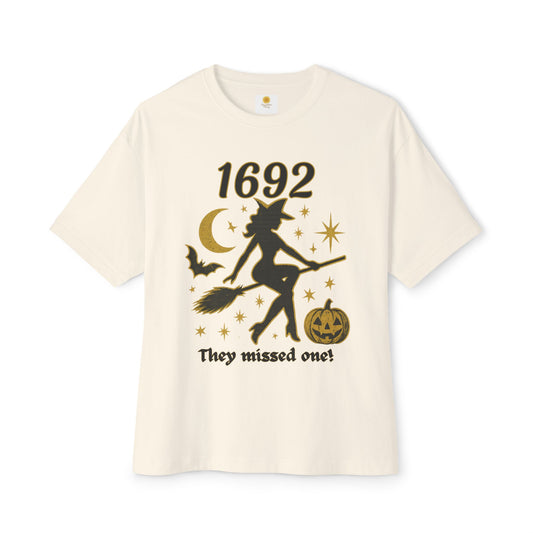 Spooky Witchy Oversized Tee - Halloween T-Shirt, Cozy Graphic Tee, Unisex Halloween Apparel, Ghostly Celebration Wear, Fun Witch Shirt