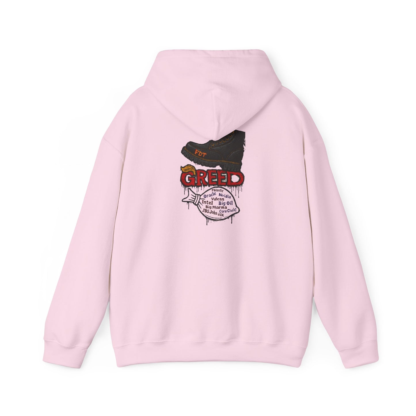 GREED Unisex Hoodie, Trendy Graphic Hoodie, Urban Style Sweatshirt, Cool Casual Apparel, Gift for Him/Her, Perfect for Festivals